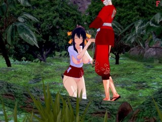 Akeno Blindfolded BJ kuroka change | HSDXD NTR madness E9 | Full & POV on patreon: Fantasyking3