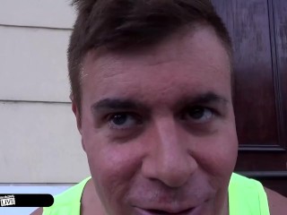 Naughty Ally Breelsen Teases Dean Van Damme’s Massive Dick!