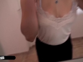 Naughty Ally Breelsen Teases Dean Van Damme’s Massive Dick!