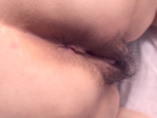 DRIPPING WET CREAMY PUSSY OPENED WIDE TO SEE INSIDE BY A BEAUTIFUL ASIAN MILF