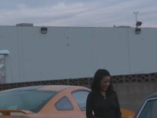 Elena Heiress Pinches Her Nipples As Her Partner Cums On Her Big Tits- Skankery