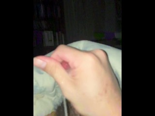 daily jerk off 1/30 playing with my sloppy dick till I cum