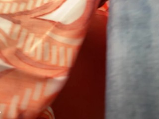 OMG!!! Dude Cuming right in my panties under skirt in bus. Stranger's dirty  fantasy