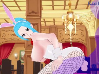 Nefertari Vivi (Bunny Girl) and I have intense sex in the casino. - One Piece Hentai