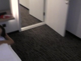 Peeked camera in wet cunt of a chubby teen & cum on ass skinny Asian slut!