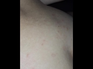 Here I'm getting fucked doggie style while I play around with the redbone