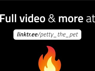 Petty BDSM slut slave with leather mask playing with chains and nipple clamps gets a face fucking