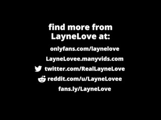 CEI Stroking, Edging and Eating Our Cum Together - full vid on LayneLovee Manyvids!