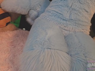 Vaporeon fursuit gets fucked and creampied (OF Teaser)
