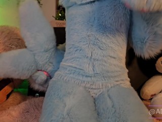 Vaporeon fursuit gets fucked and creampied (OF Teaser)