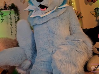 Vaporeon fursuit gets fucked and creampied (OF Teaser)