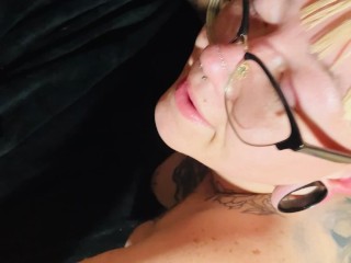 Curvy Universe - Big Ass blonde gives Blowjob and gets Fucked by MR Sunflower