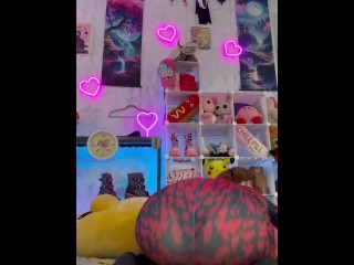 Karmakttn ASMR Affirmation! Sensual syrup tease solo ! Trans btw