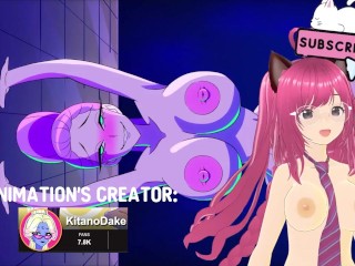 Love at first bite parody with busty and gifter dick vampire (KitanoDake animation) - Jazziuu