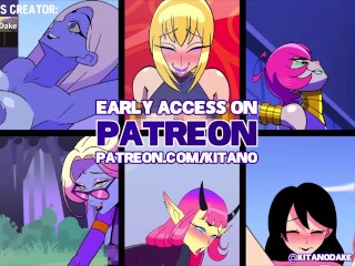 Love at first bite parody with busty and gifter dick vampire (KitanoDake animation) - Jazziuu