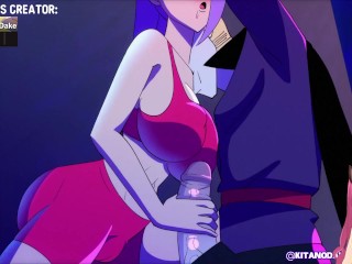 Love at first bite parody with busty and gifter dick vampire (KitanoDake animation) - Jazziuu