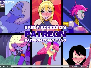 Love at first bite parody with busty and gifter dick vampire (KitanoDake animation) - Jazziuu