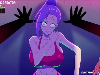 Love at first bite parody with busty and gifter dick vampire (KitanoDake animation) - Jazziuu