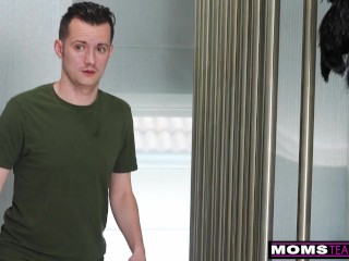 Horny MILF Nelly Kent says, "if I can cum from a Dildo, IMAGINE how many things I can do with your