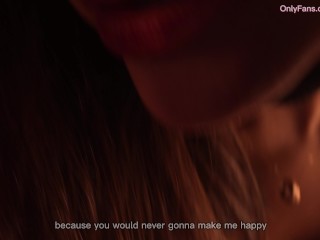 Small Penis Humiliation, Cum Denial, Laughing and comparison your tiny dick - Subtitled