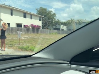 Bonnie Blue Picked Up And Fucked In Self Driving Car