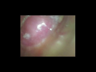 POV camera fucking my creamy vagina deep inside