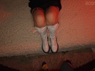 Cutie goth teen enjoys huge cock and cum inside