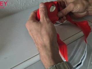 Deep Anal Creampie After Riding A Bike With Remote Controlled Vibrator