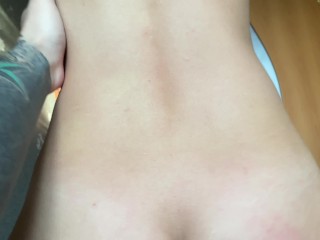 💕licked and fucked in the mouth and pussy of a skinny beautiful girl realtor💕