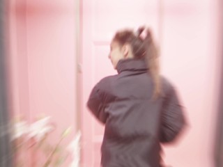 "CUM INSIDE ME!" - Petite Italian Teen Eva Generosi Picked Up In Public For Pussy Creampie