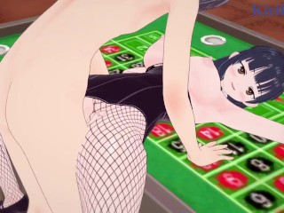 Anna Yamada (Bunny Girl) and I have intense sex in the casino. - The Dangers in My Heart Hentai