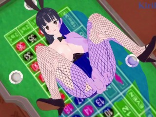 Anna Yamada (Bunny Girl) and I have intense sex in the casino. - The Dangers in My Heart Hentai