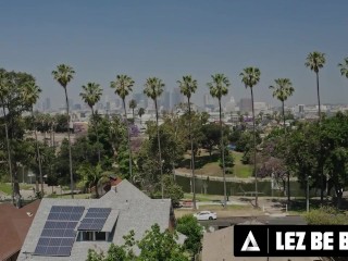 LEZ BE BAD - Petite MILF Liv Revamped STRAP-ON DISCIPLINES Naughty Sitters Kimmy Kimm & Gal Ritchie