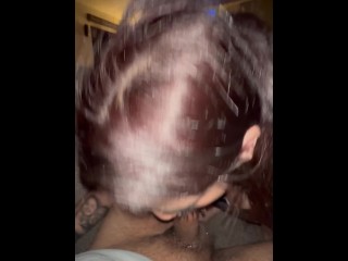 Watching anime DMC on Netflix while she sucks me and edges me with a great handjob