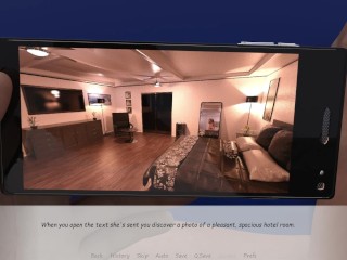 My Stepbrother 's Wife #40 Jennifer stroked John's cock and sniffed his cum-highlight