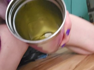 Nerdy Faery Watersports Piss Compilation