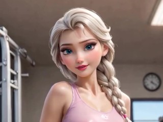 О боже, Эльза Дисней Аниме хентай