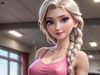 О боже, Эльза Дисней Аниме хентай