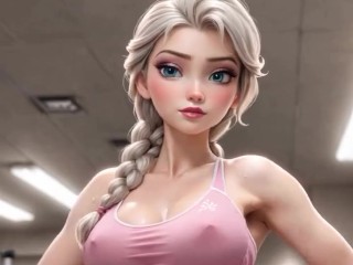 О боже, Эльза Дисней Аниме хентай