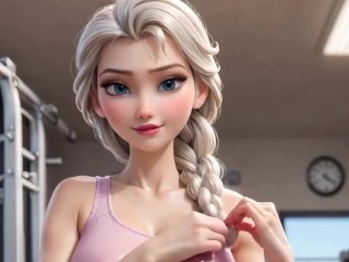 О боже, Эльза Дисней Аниме хентай