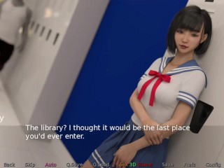Hot Schoolmate Fucked Hard in Library
