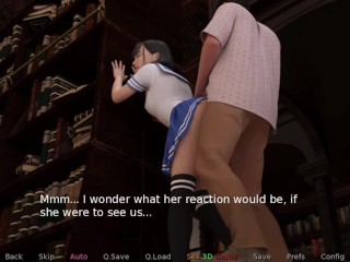 Hot Schoolmate Fucked Hard in Library