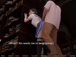 Hot Schoolmate Fucked Hard in Library