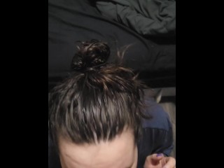 Smoking Fetish Slut Sucks Cock and Gets Huge Facial ( FULL VID AVAILABLE ON MY ONLYFANS)