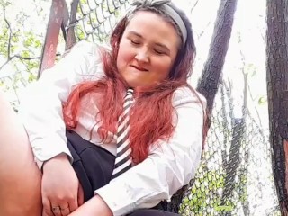 OMG! SHE IS SO NAUGHTY WATCH THIS BBW SCHOOLGIRL