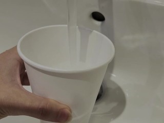 Morning deepthroat, deep fuck, and cumshot on Babe, followed by a steamy shower