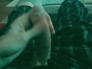 Just a 14 min video of me playing with my cock and watching porn