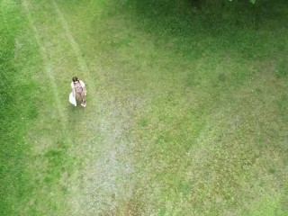 【個人撮影】ドローンを使って露出狂を激写