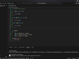#19 Function overloading