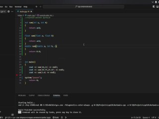 #19 Function overloading